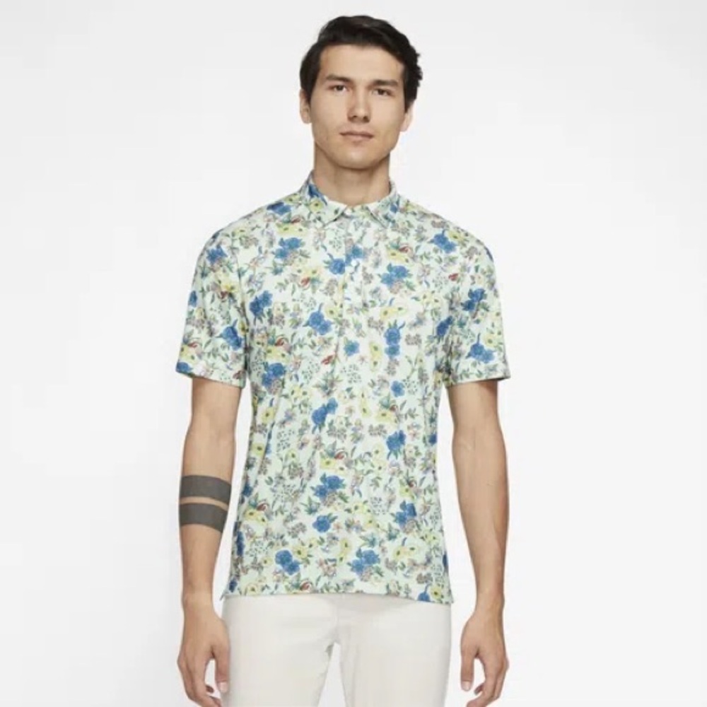 Nike Floral Golf Polo